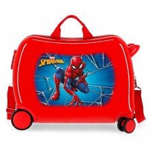 Lagaminas Spiderman sėdimas raudonas 38*50*20 cm
