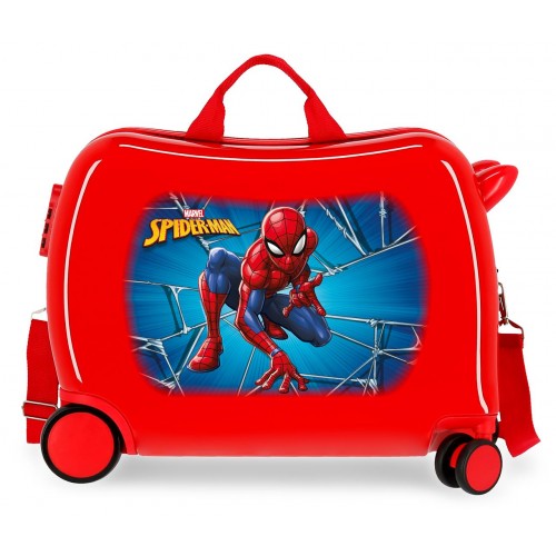 Lagaminas Spiderman sėdimas raudonas 38*50*20 cm